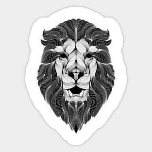 Patrick Seymour • Black lion Sticker